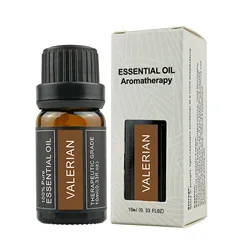 Valerian Essential Oil for Sleep Natural Sleep Aid Pure Essential Oil for Car Hotel Home Office Use