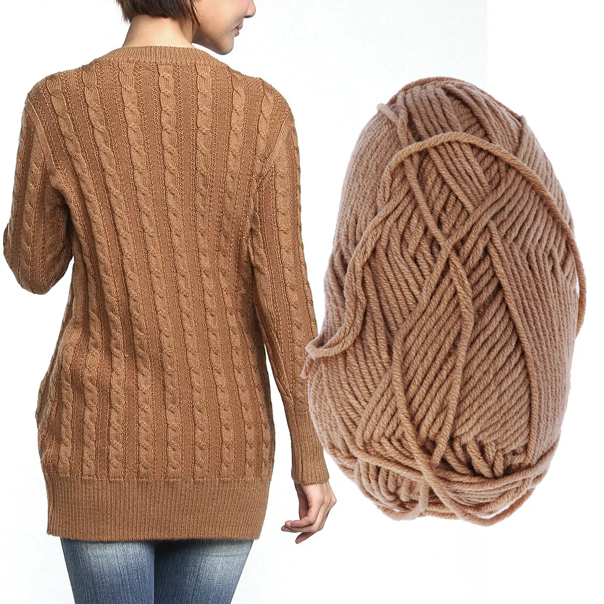 

50 G Milk Cotton Yarn Diy Woolen Chunky Printing for Crocheting Knitting
