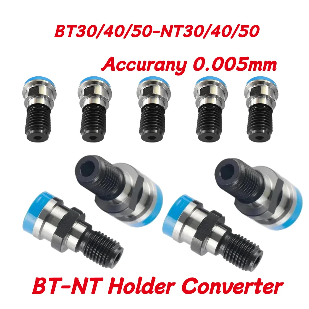 BT-NT BT30/40/50 - NT30/40/50 CNC toolholders with DIN 2080 drawbar adaptors for use on CNC lathes