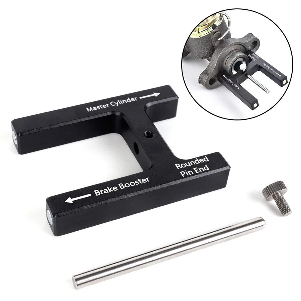Aluminum Alloy Brake Booster Adjustment Tool with 304 Stainless Steel Push Rod for Accurate Length Measurement