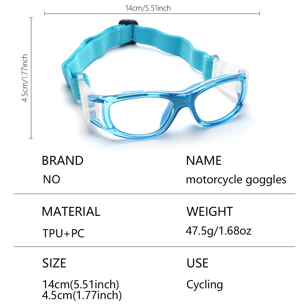 Professional High Impact‑Resistant Sports Goggles, Protective Eyewear for Basketball Cycling Outdoor Activities