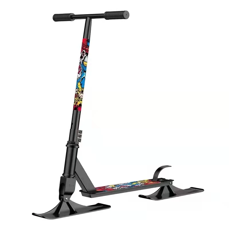 Patinete de esquí 2 en 1 para adultos, patinete acrobático para deportes de nieve, patinete extremo a la venta, juguete de trineo de esquí de nieve de invierno para adultos