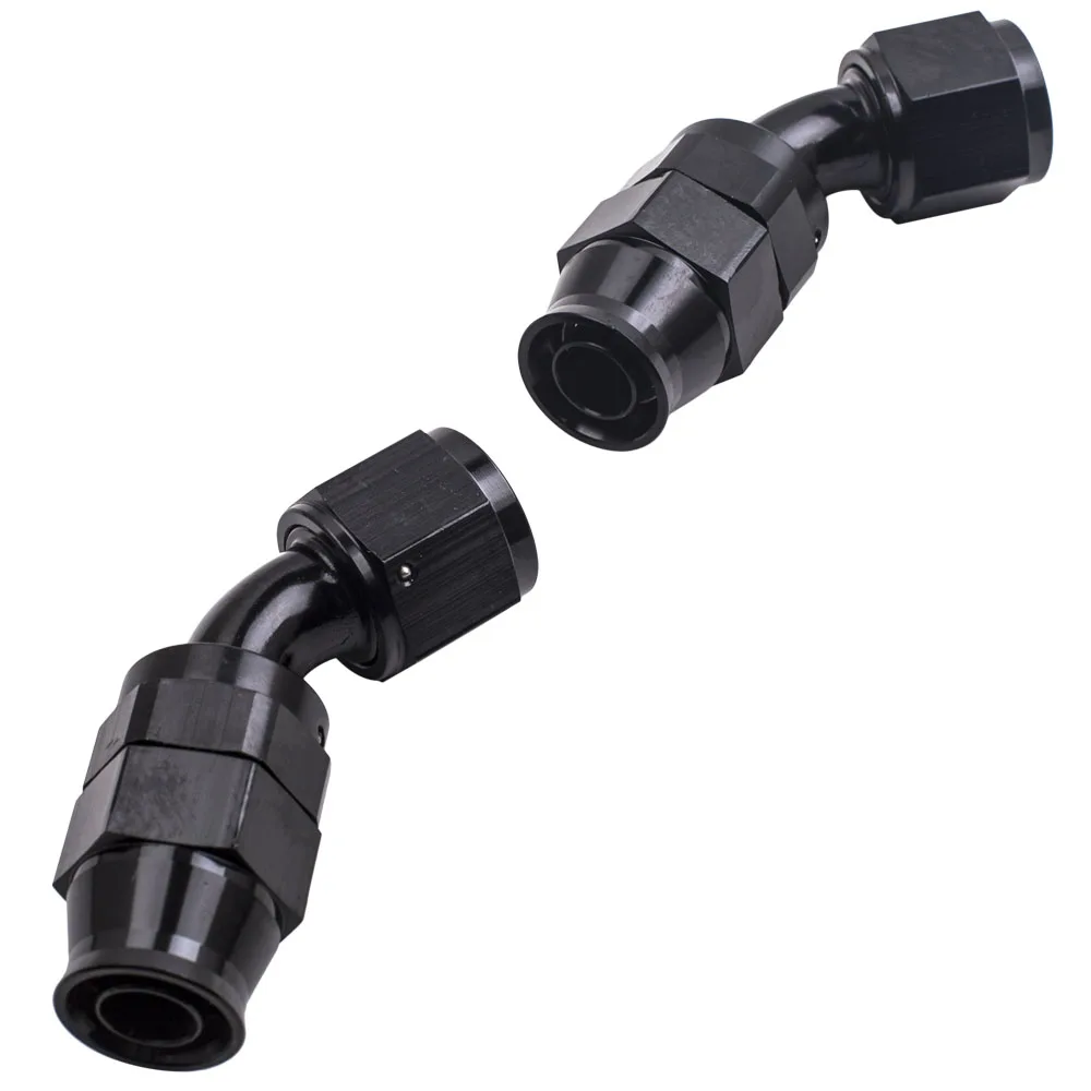 Brandneues 20 FT PTFE Kraftstoffschlauch-Ölleitungskit mit AN10 Schlauchanschluss Schwarz – Detail 3