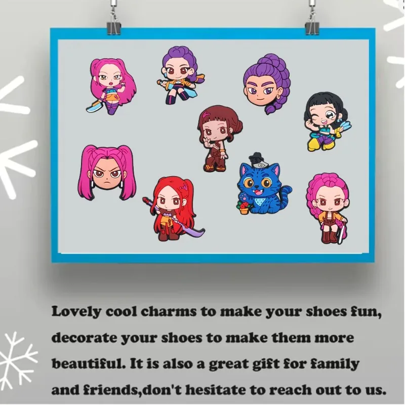 10/50/100 قطعة KPop شيطان الصيادين الأحذية السحر ل قباقيب شبح الأحذية الديكور قسط جودة شعبية إكسسوارات الأحذية هدية عظيمة #3