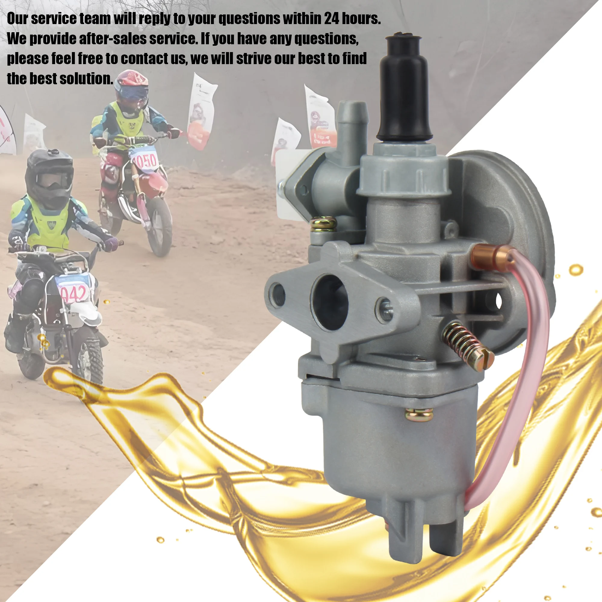 

PZ13 Motorcycle 13mm Carburetor For 2 Stroke 43cc 47cc 49cc Engine Mini Motocross Pitbike ATV Quad Go Kart Buggy Accessories
