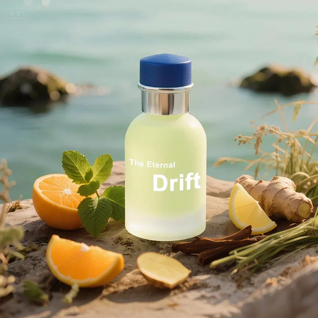 Perfume para hombres 50 ml, colonia cítrica fresca con menta limón Vetiver, aroma de feromonas de larga duración, regalo de lujo para citas y vacaciones