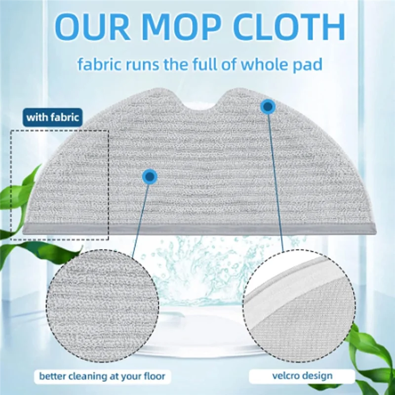 SANQ ل Mijia 2C STYTJ03ZHM جهاز آلي لتنظيف الأتربة استبدال أجزاء فرشاة جانبية رئيسية فلتر HEPA ممسحة القماش اكسسوارات عدة