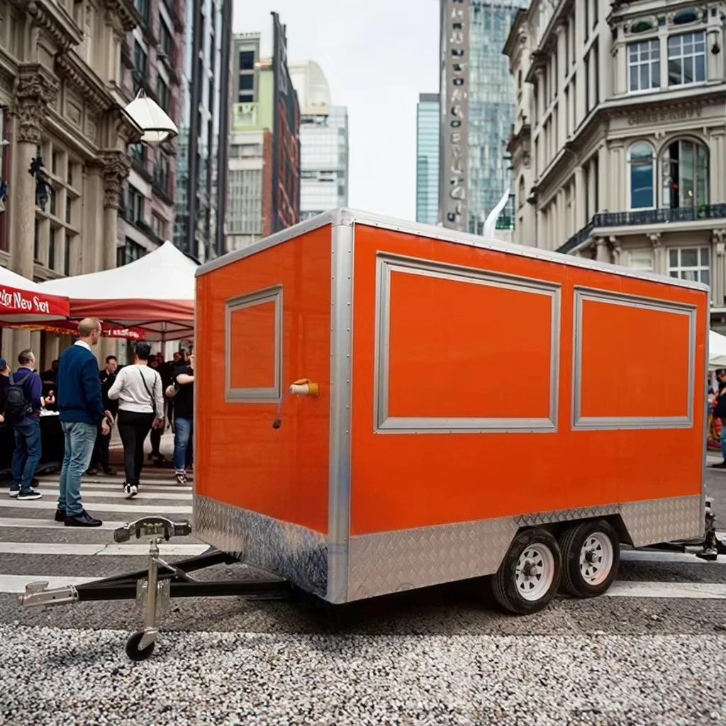 Portable Food Truck and Food Trailer Tent Caravan Kitchen for Camping Events Parties and Mobile Snack Bar Use