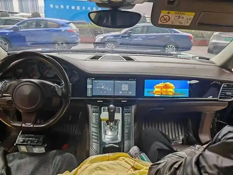 Dual-Screen CarPlay für Porsche Panamera 2010-2017 Intelligentes Navigationssystem GPS Aufgerüstetes Interaktives System – Detail 23