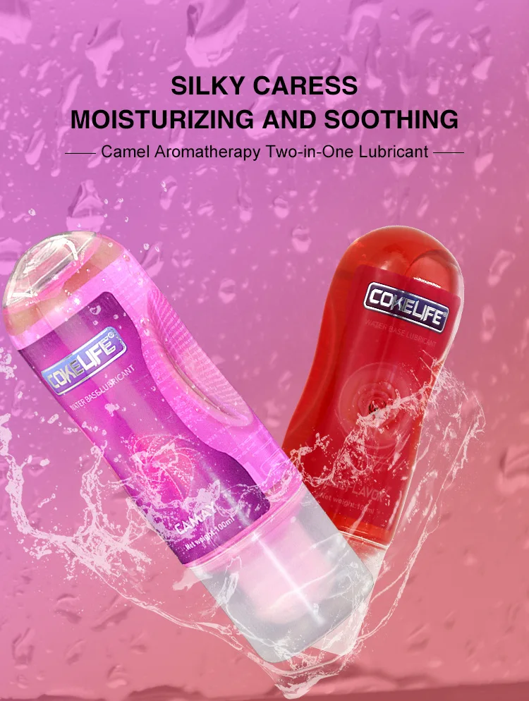 100ML Rose Fragrance Edible Flavor Water Based Lubricant Sex Anal Oral Gel Sex Lube For Couple Adult Strawberry Lubricants