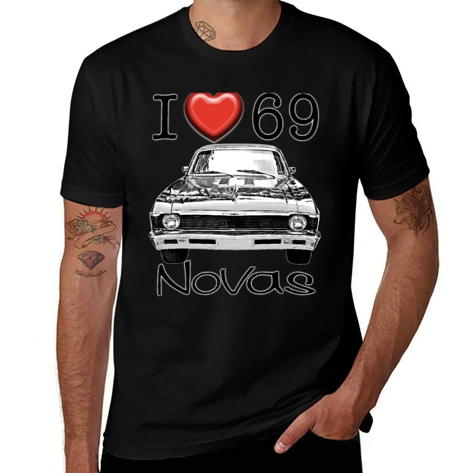 

I love 69 Nova T-Shirt aesthetic clothes graphic t shirts Blouse anime clothes for men