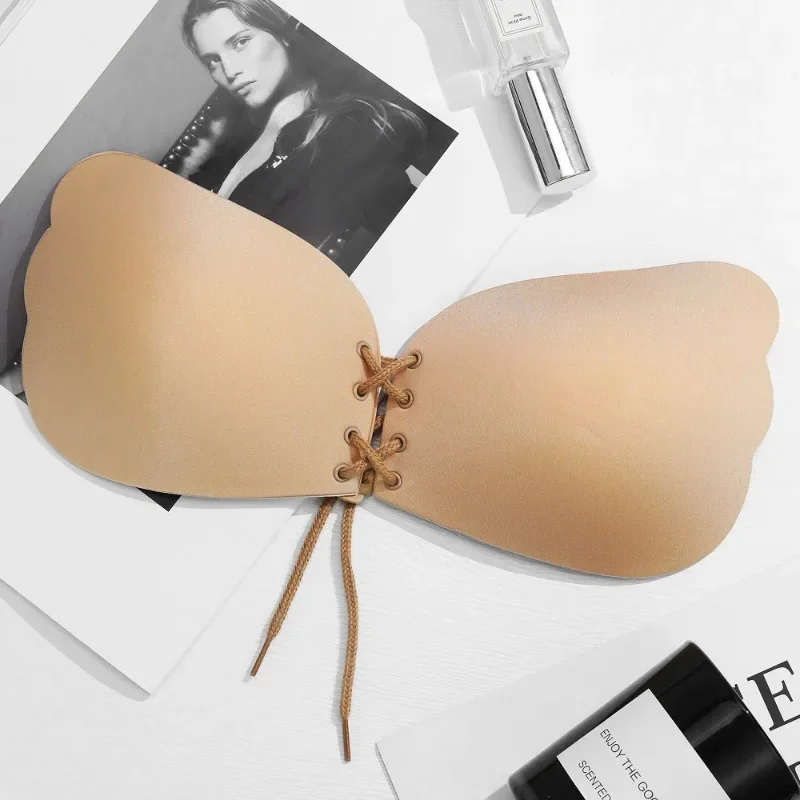 Invisible Strapless Adhesive Stick Bra Strapless Push Up Bras Women Sexy Backless Lingerie Seamless Silicone Bralette Underwear