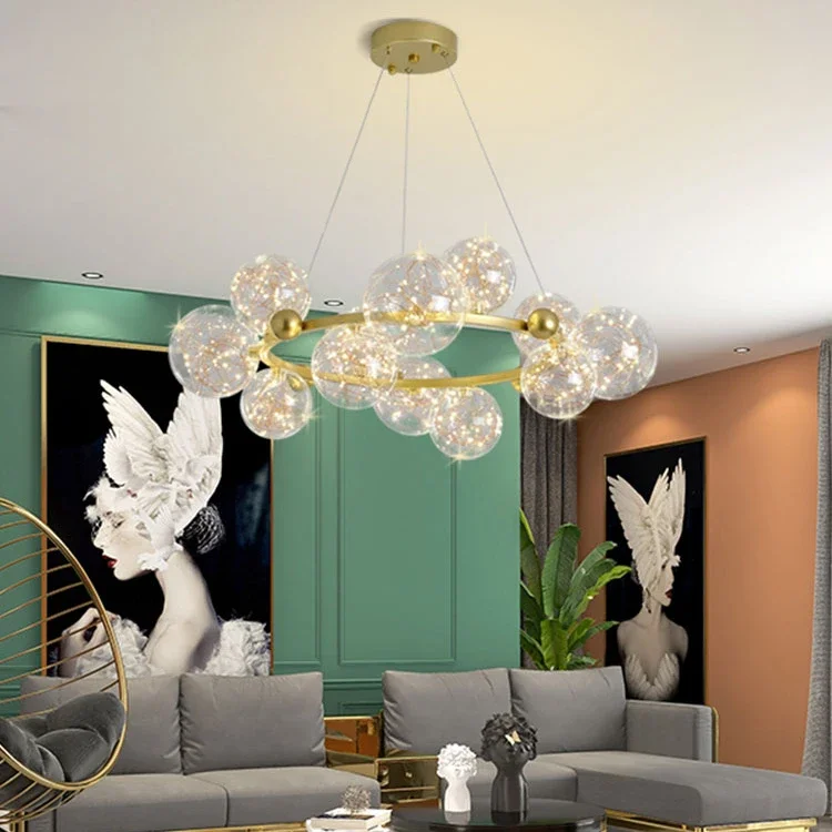 

Modern Minimalist Pendant Light for Living Room and Dining Room with Starry Sky Design