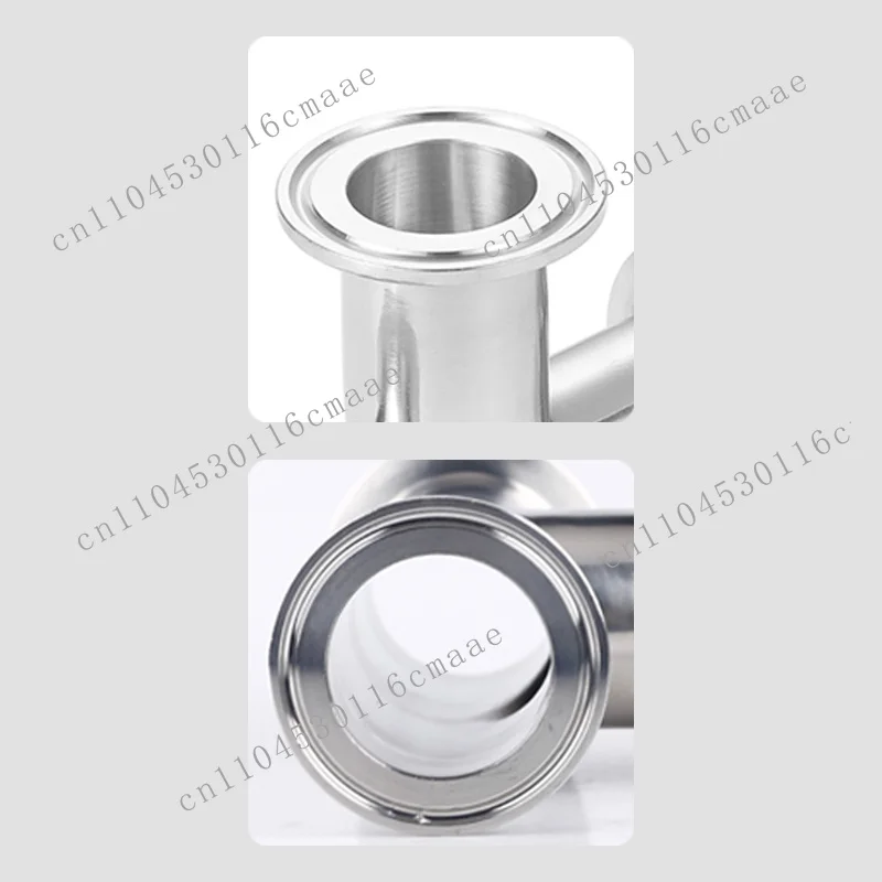 1 "-2" stainless steel 304 polished sanitary grade clamp connection tee fittings grade 150
