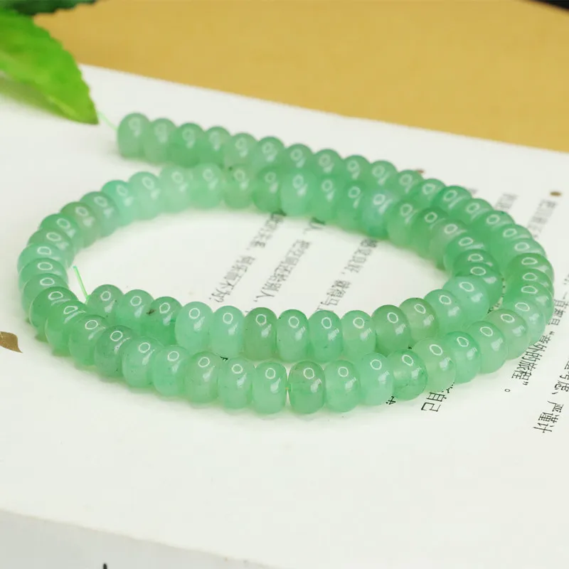 Dongling jade abacus beads long chain beads string work in progress DIY jewelry accessories