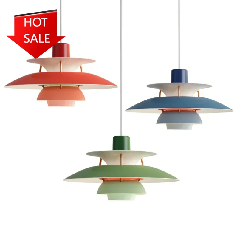 

UFO Pendant Lights for Restaurant Cafe Kitchen Island Bedroom Hotel Nordic Hanging Lamp Ceiling Chandeliers Decoration Modern