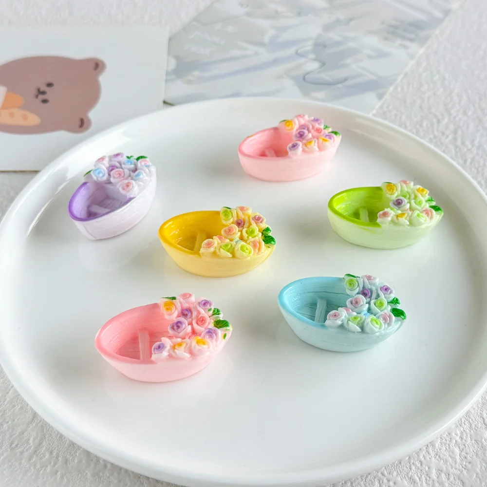 

Cordial Design 100Pcs 22*35MM DIY Fancy Beads/Hand Made/Jewelry Findings & Components/Boat Shape/Resin Beads/Paint Effect #18980