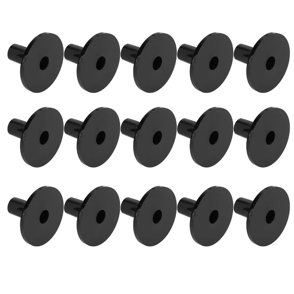 15pcs Plastic Cymbal Stand Felt Washer Replacement Shelf Drum Kit Cymbal Sleeves​ Instrument Care Drum Accessories​
