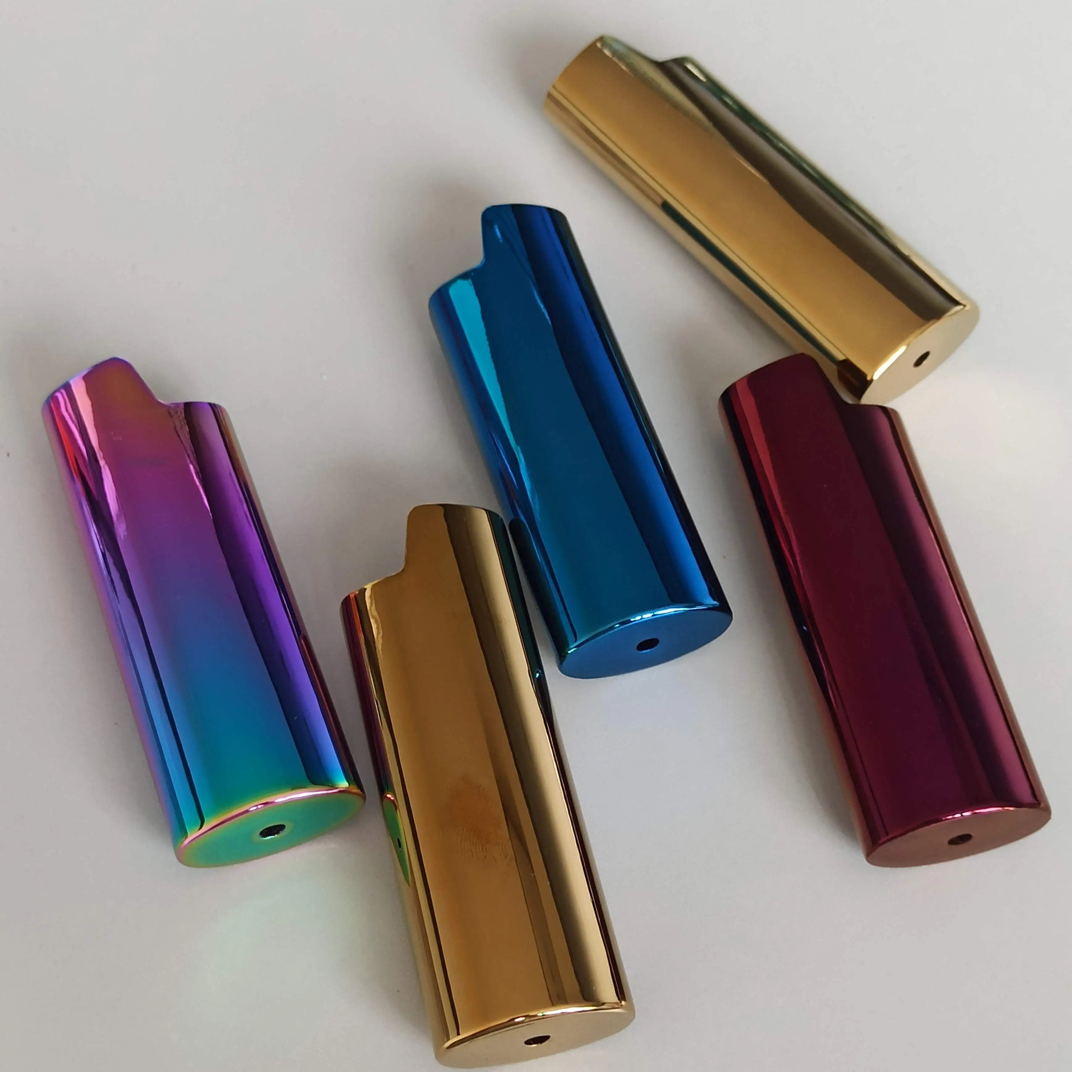 1 Piece Metal Lighter Case Cover Shell Fits Bic J6 Size Lighter Case Cover Holder