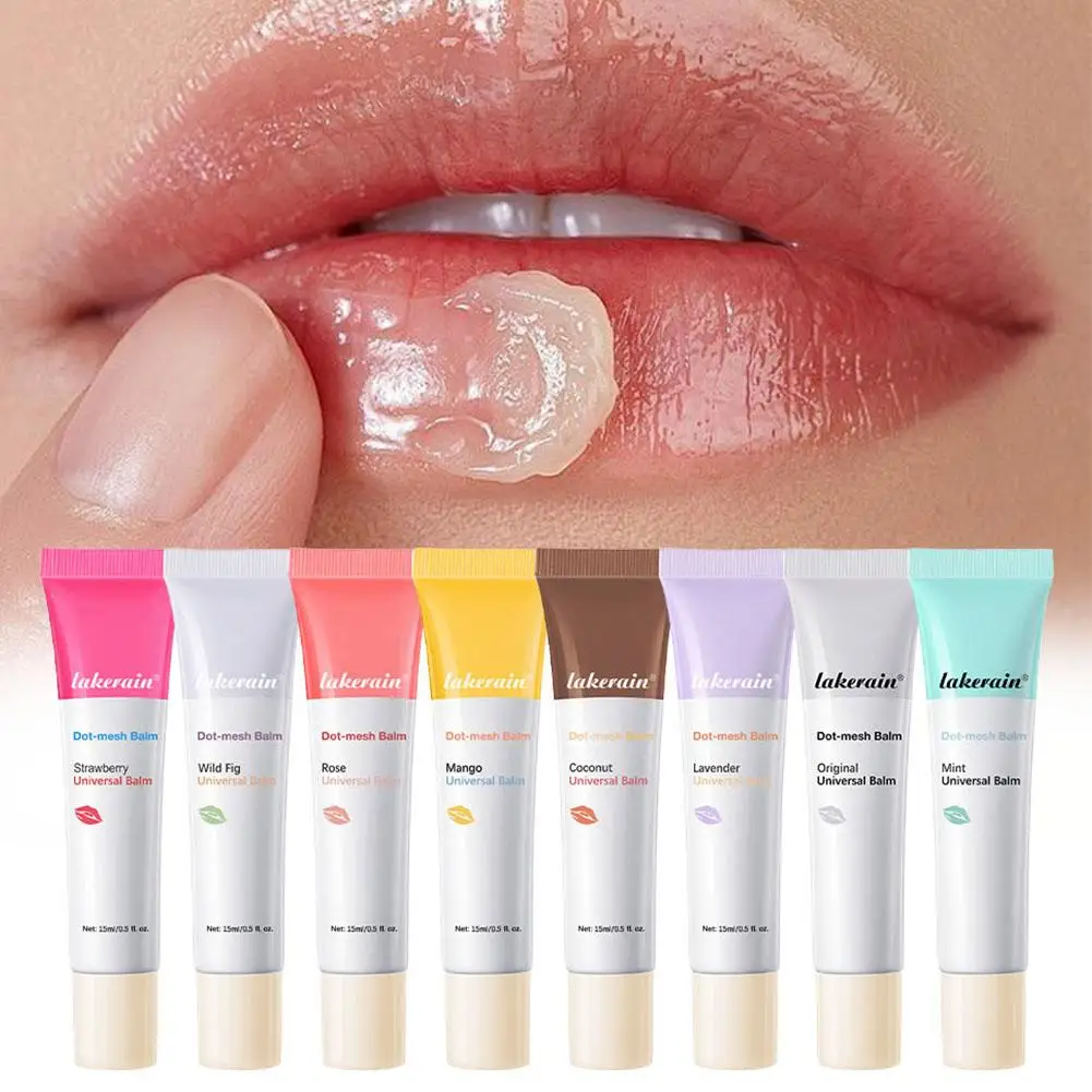 8 สี Lip Preserve Peptide Lip Balm Smoothing Daily Care Lip Product Lines N8C8