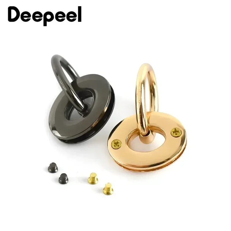 2/4/10Pcs Metal O Ring Bags Side Clasp Eyelet Buckle for Bag Strap Handbag Handle Connect Hooks DIY Leather Crafts Accessories