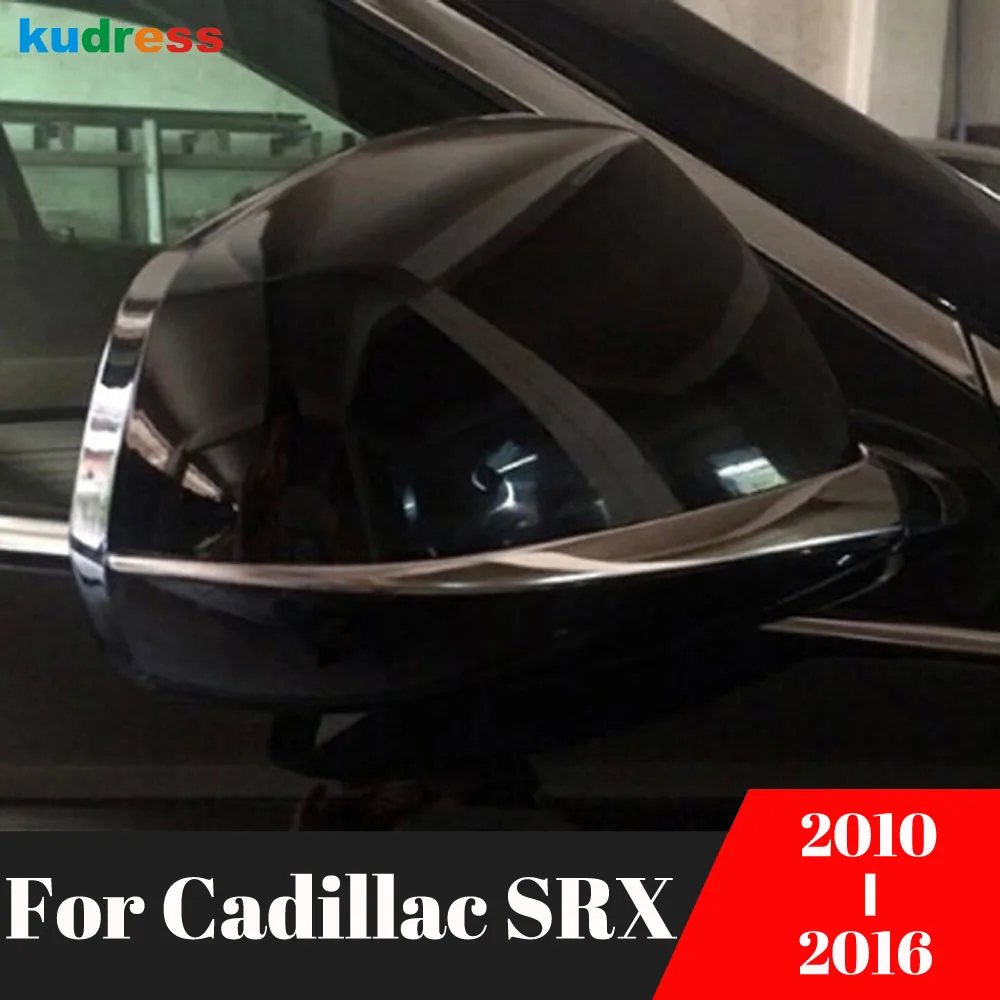 

For Cadillac SRX 2010 2011 2012 2013 2014 2015 2016 Chrome Car Rearview Mirror Cover Trim Side Mirrors Molding Strip Accessories