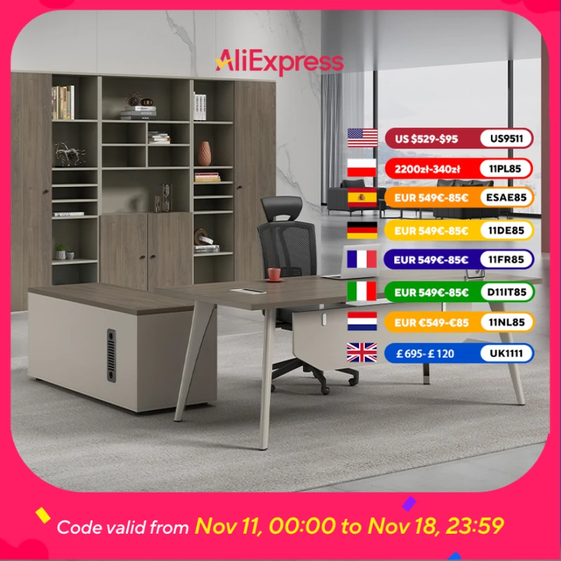 

Современный ящик для офисного компьютерного стола, широкий деревянный учебный компьютерный стол для хранения, аксессуары для руководителей Biurka Komputerowe