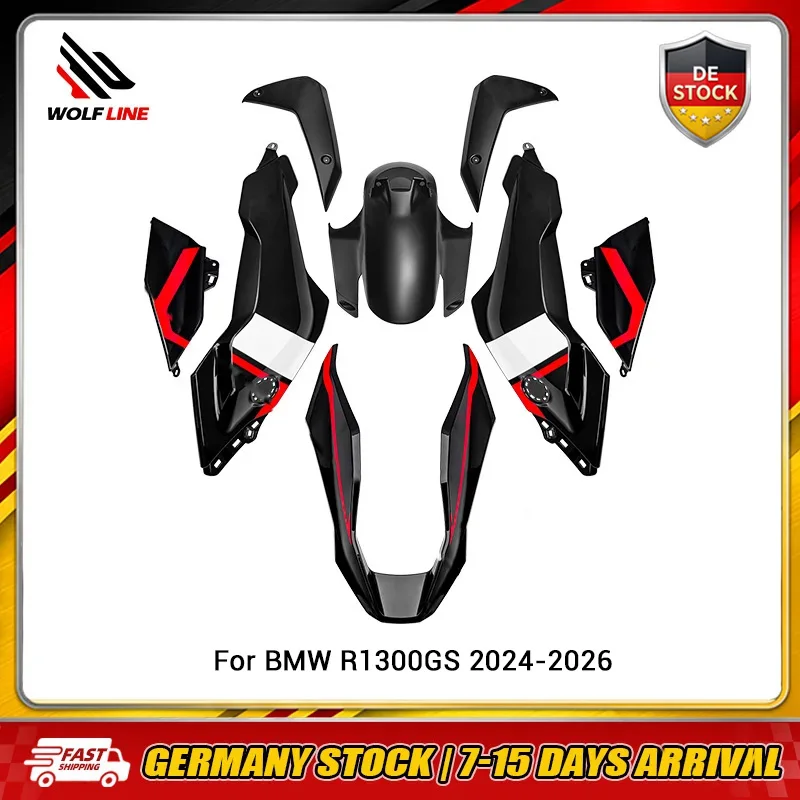 WOLFLINE Motorrad-Einspritzverkleidung Karosserie-Abdeckung für BMW R1300GS 2024-2026 ABS-Kunststoff Ersatzteile