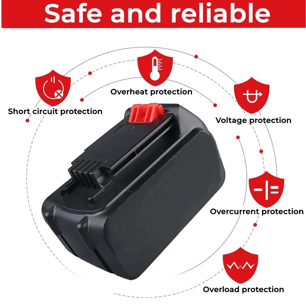 Battery for Black & Decker CD, KS, PS (BL4018-XJ) 18V8Ah (Li-ion)