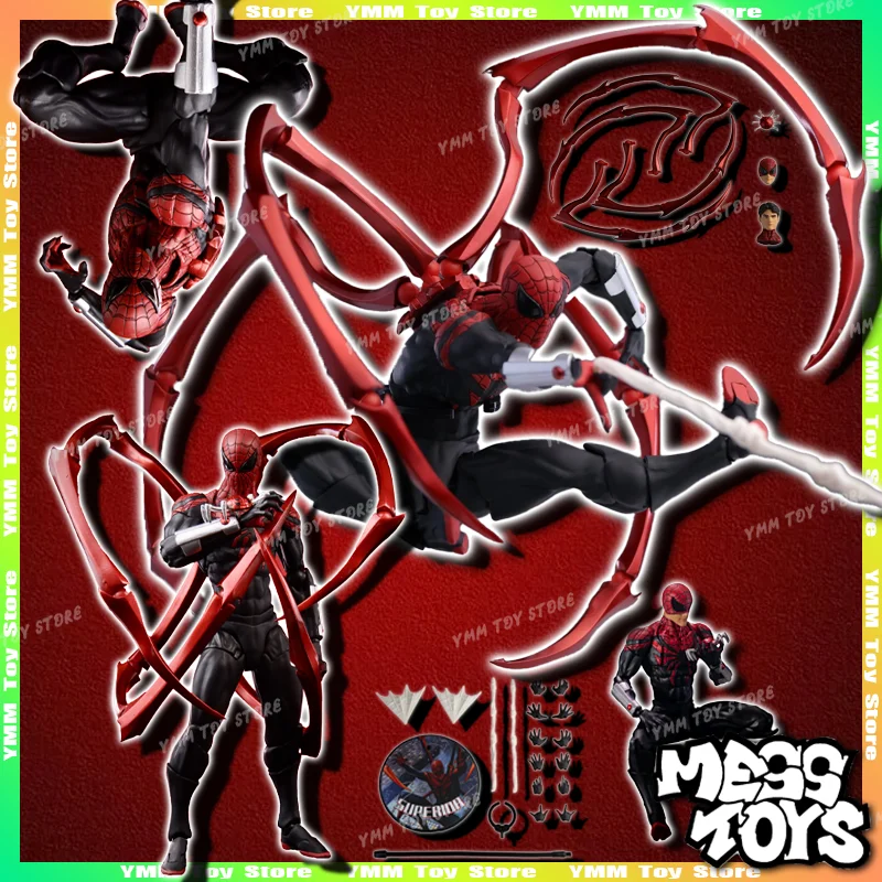 

Новые игрушки-пусеты, улучшенная фигурка Человека-паука, Питер Паркер, доктор, осьминог, Messtoys, Человек-паук, сосед, аниме-фигурки, подарки, игрушки