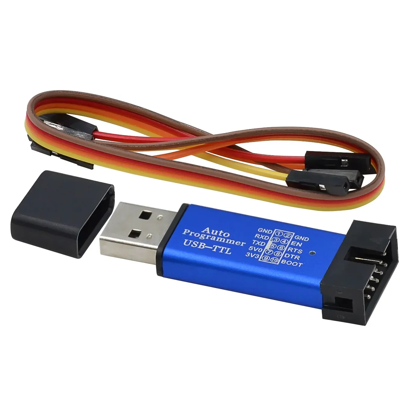 MCU STC 51 Microcontroller Downloader Auto Programmer / 3.3V 5V Universal / Dual Voltage USB to TTL DownLoad Cable