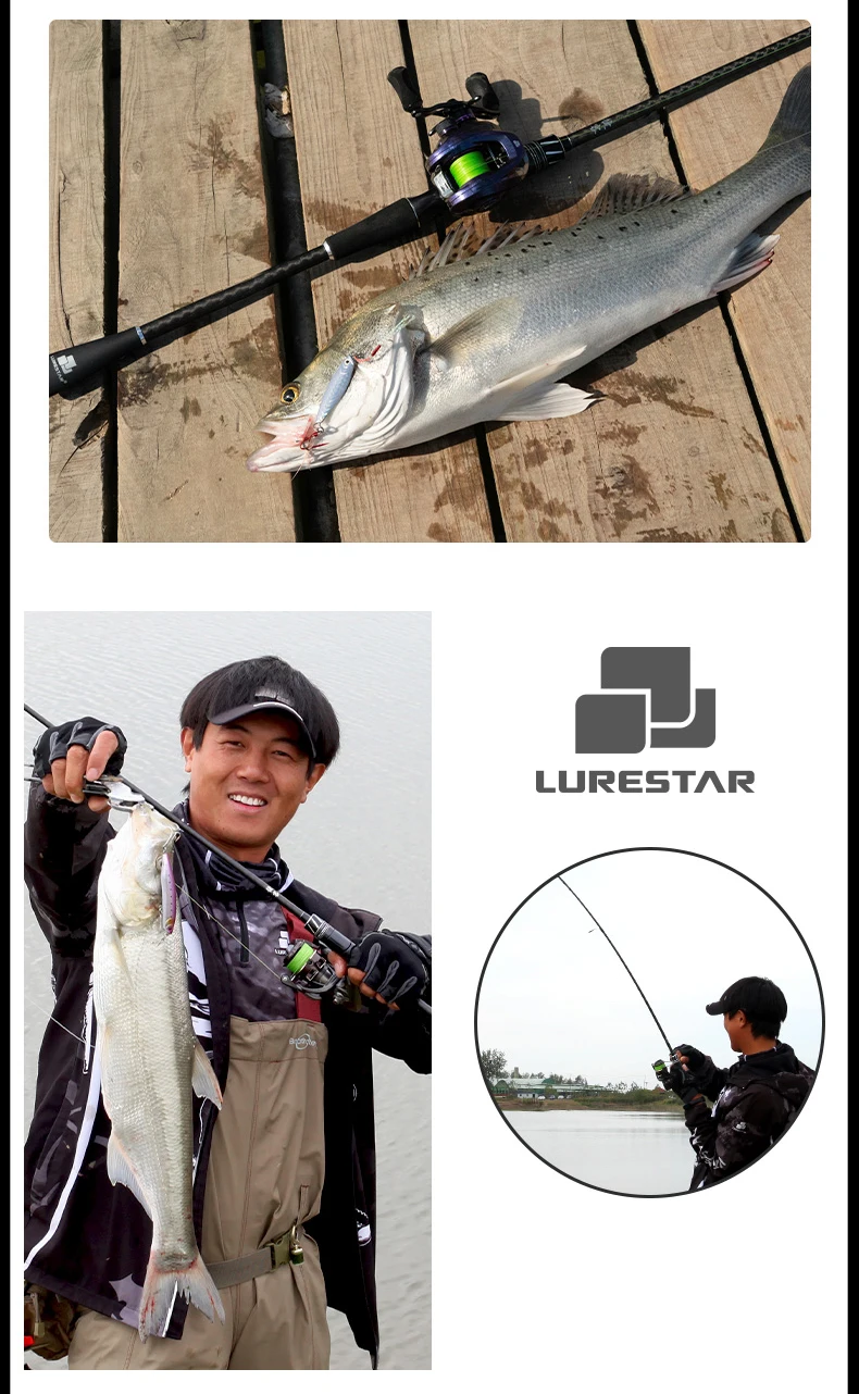 PURELURE JIEKE 9FT Spinning Casting Rod High Carbon Universal Long Throwing Angelrute in FUJI Zubehör Schnell – Detail 13