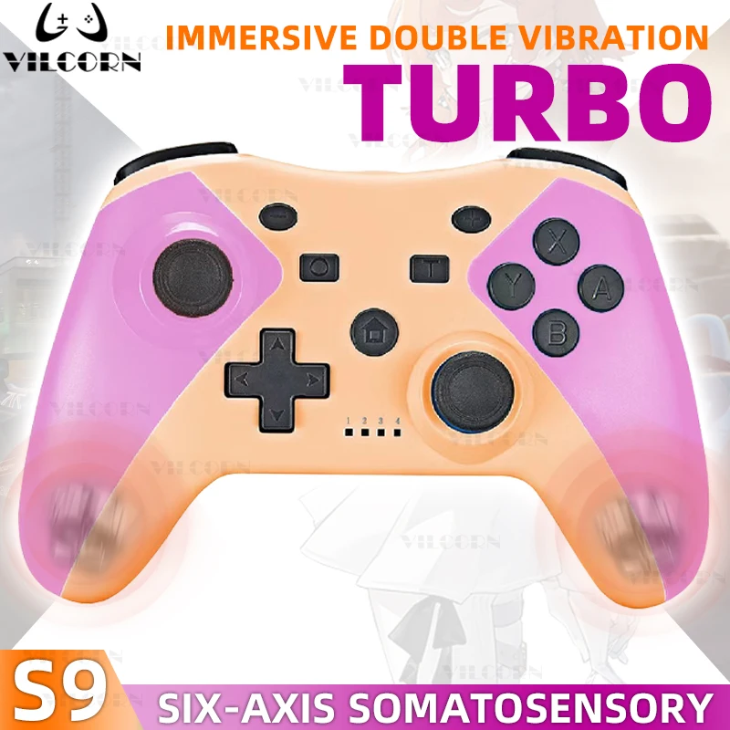 

Беспроводной контроллер, совместимый с Nintendo Switch, поддерживает Bluetooth, игровой джойстик для Switch Oled/Switch Lite/Android Phone PC