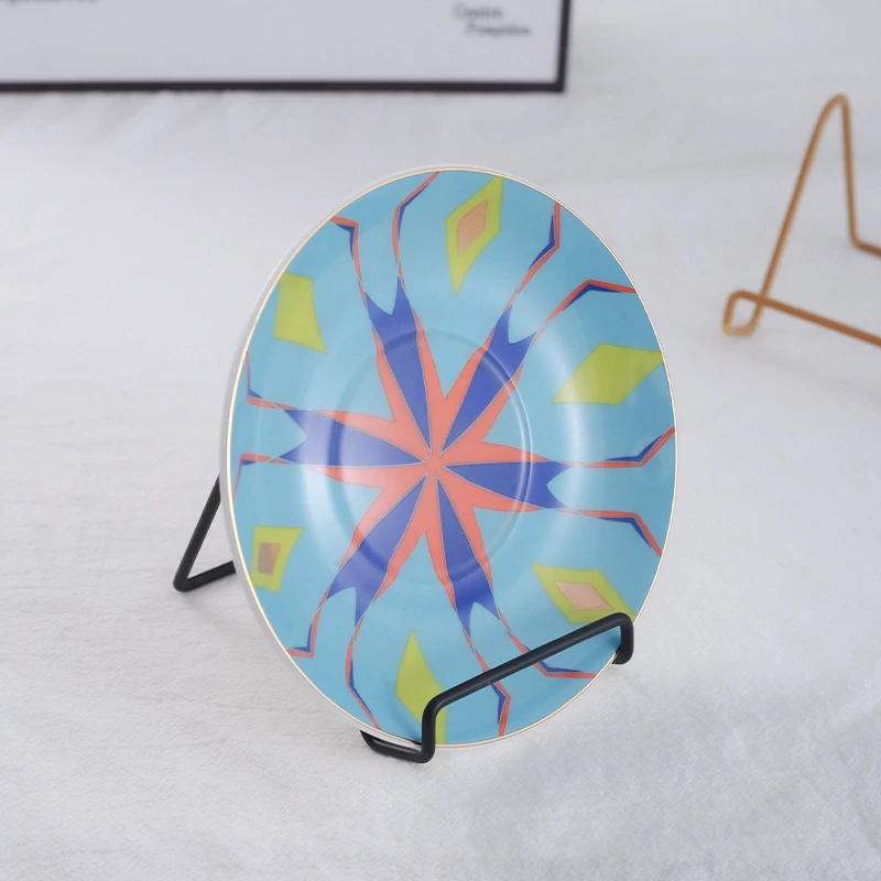 خمر نمط خمر حامل السجل ، بسيط الإبداعية المعادن عرض موقف ، CD تخزين الرف ، الحديد المطاوع إطار الصورة ، قوس ، 1 قطعة