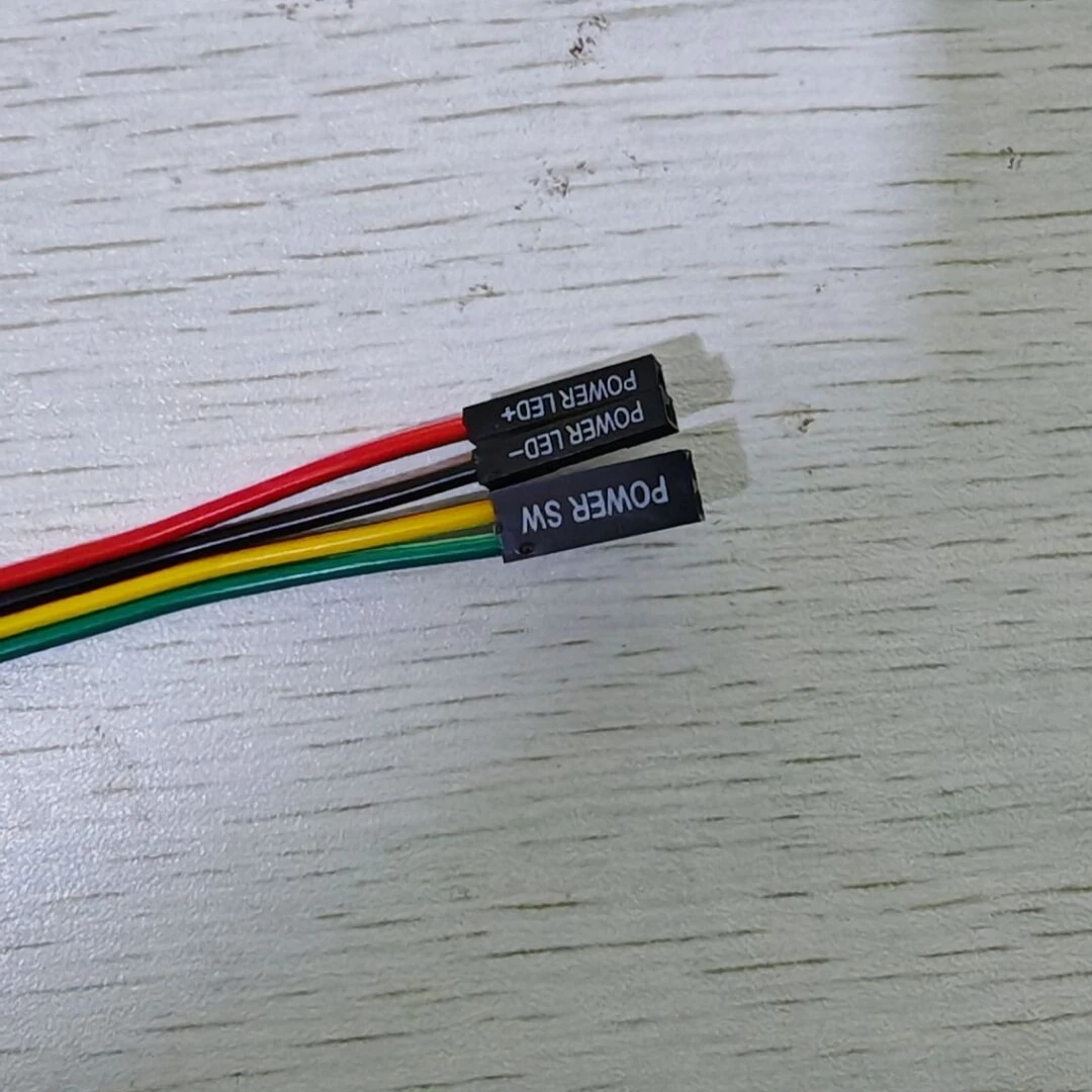 5 Stück PC-Stromversorgungs-Dupont-Kabel 2,54 mm, Computer-Motherboard-Verbindungskabel mit Anschlüssen – Detail 2