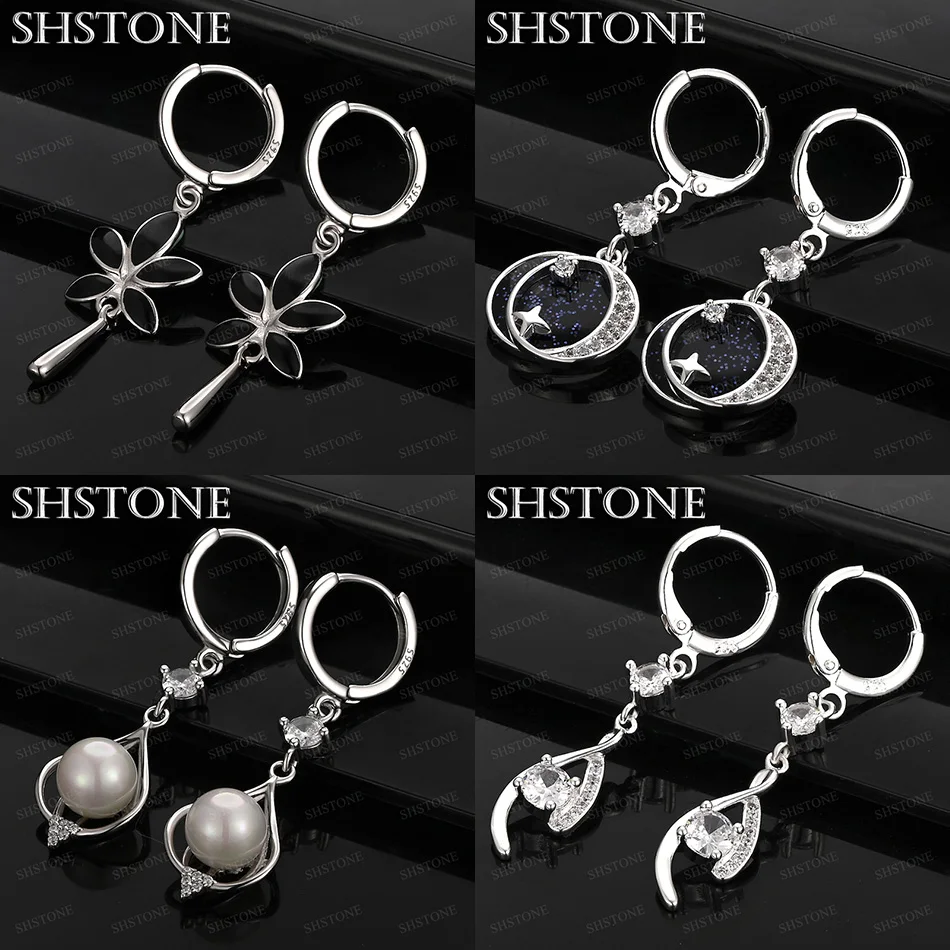 

Fashion Classic Zircon Jewelry 925 Sterling Silver Bead Maple Leaf Round Drop Earrings Wedding Party Fine Gift Accessories