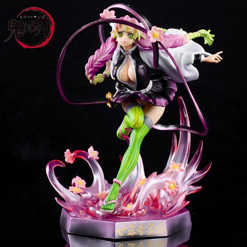 

Anime Figures Demon Slayer Kanroji Mitsuri PVC Toys 21cm Statue Decoration Gift Action Figure