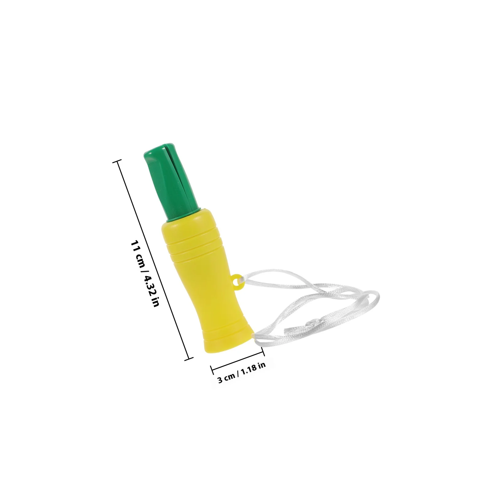 الصيد المتصل البلاستيك صافرة أوزة صوت فخ صافرة بصوت عال يسهل حمل استخدام الصيد المتصل دعوة صغيرة ديكور معلق #4