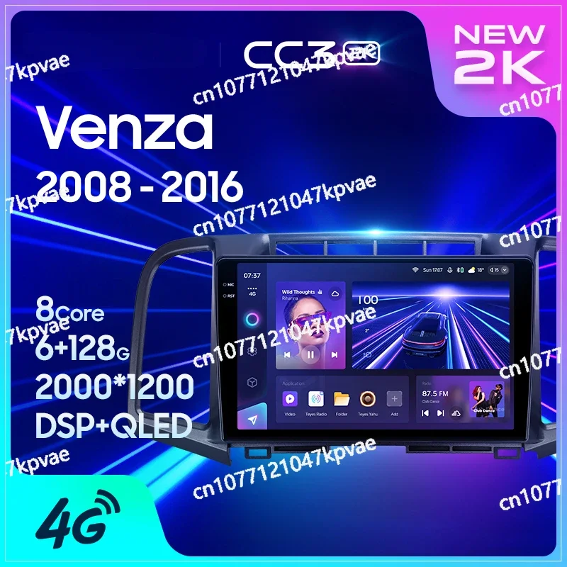 TEYES CC3L CC3 2K for Toyota Venza 2008-2016 Car Radio Multimedia Video Player Navigation Stereo GPS Android 10 No 2din 2din Dvd