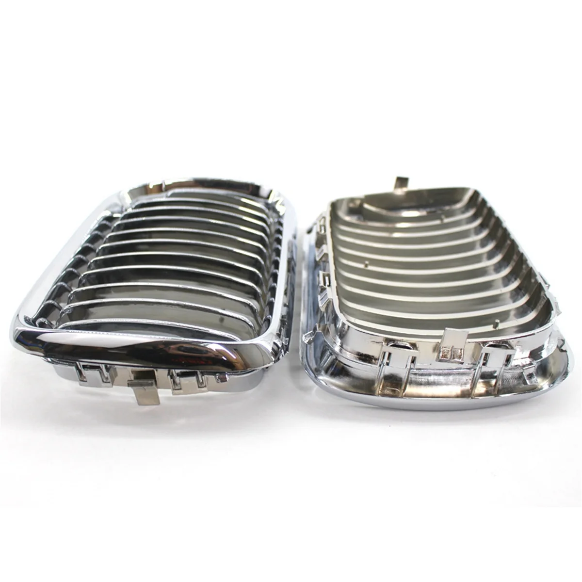 شبكة الكلى للسيارة، شبكات السباق الأمامية الرياضية لسيارات BMW 3 Series E36 1997-1999 51138195151 51138195152   فضي -T45C