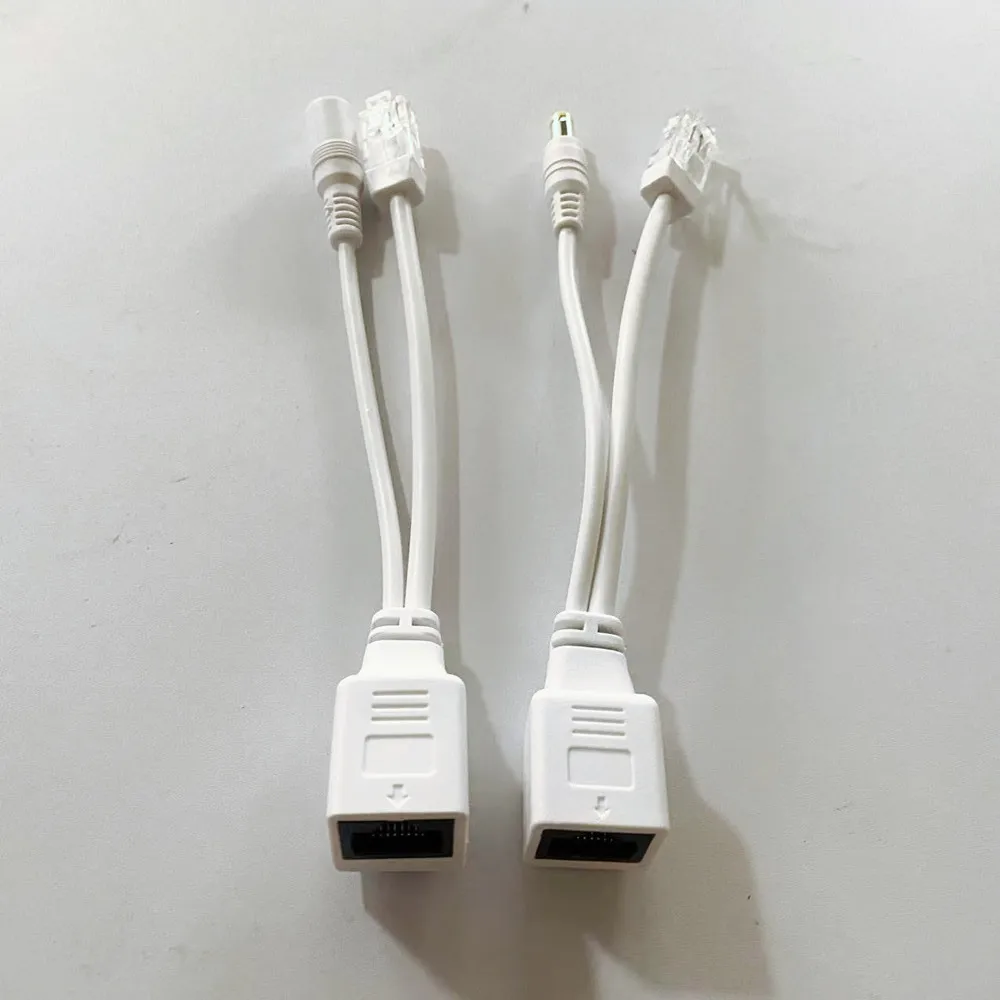 48V to 12V POE Spliter Waterprrof With RJ45 And Power Adapter Cable Supply Module Injector for IP Camera Extender