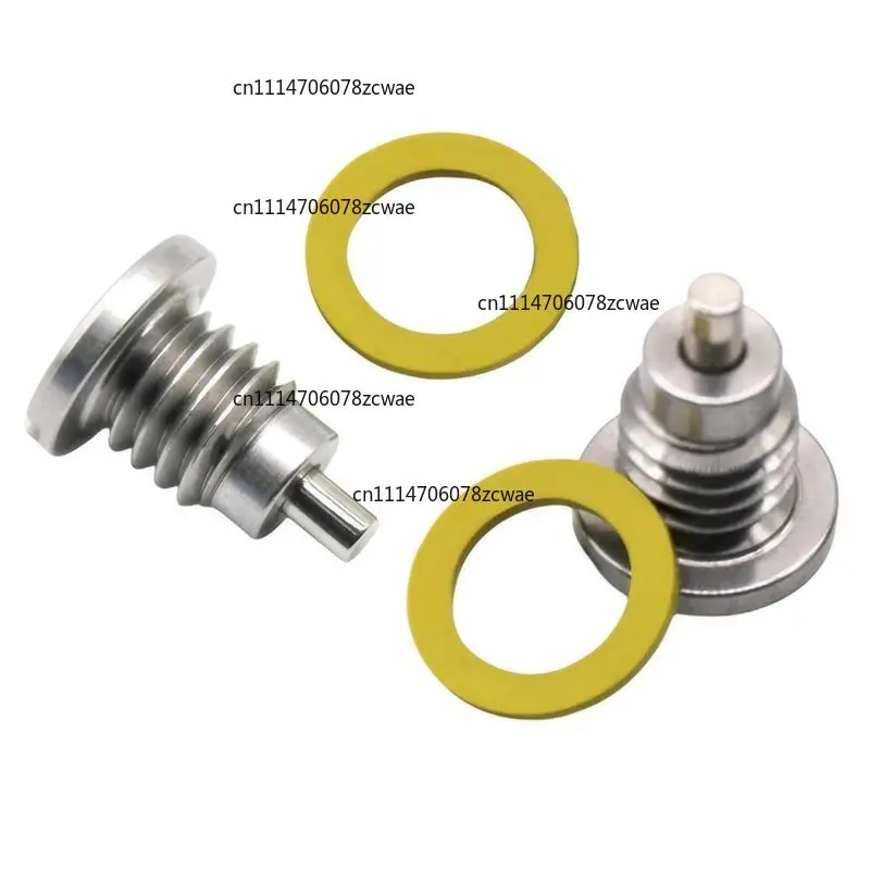 For Mercury Outboard Lower Unit Gear Lube Fill Hole 2PCS L36A-Gearcase Drain Plug 8M0058389 Marine Magnetic Seal Screw