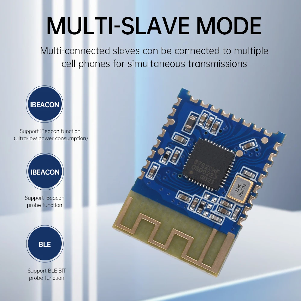 

JDY-25M BT 5.0 Wireless Communication BT Module Zigbee Bluetooth 5.0 Master-slave Transparent Transmission 80M Distance