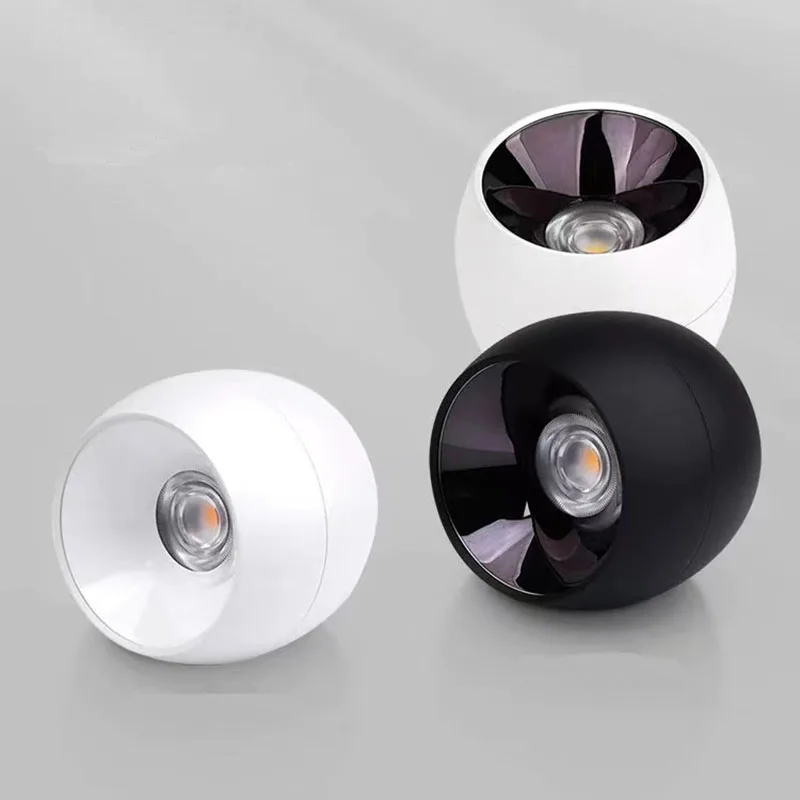 Imagem -02 - Nordic Surface Mounted Cob Led Spotlight Luz de Teto Downlight Iluminação de Parede de Fundo 7w 10w 15w Ac85 265v Novo