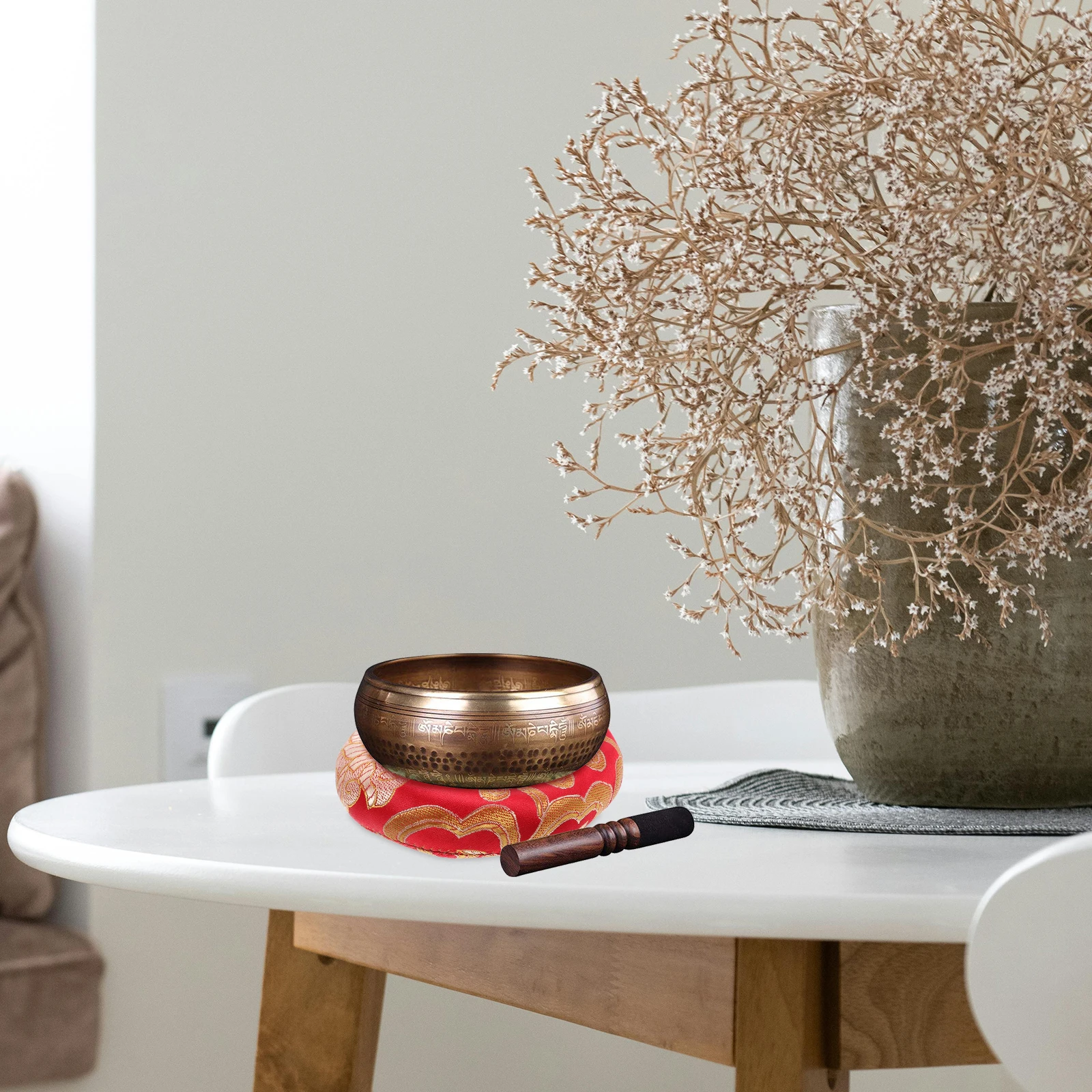 

3pcs Singing Bowl Cushion Sound Pad Cloth Base Tibetan Ring Parts Mat H made Copper Bell Bottom Seat Meditation