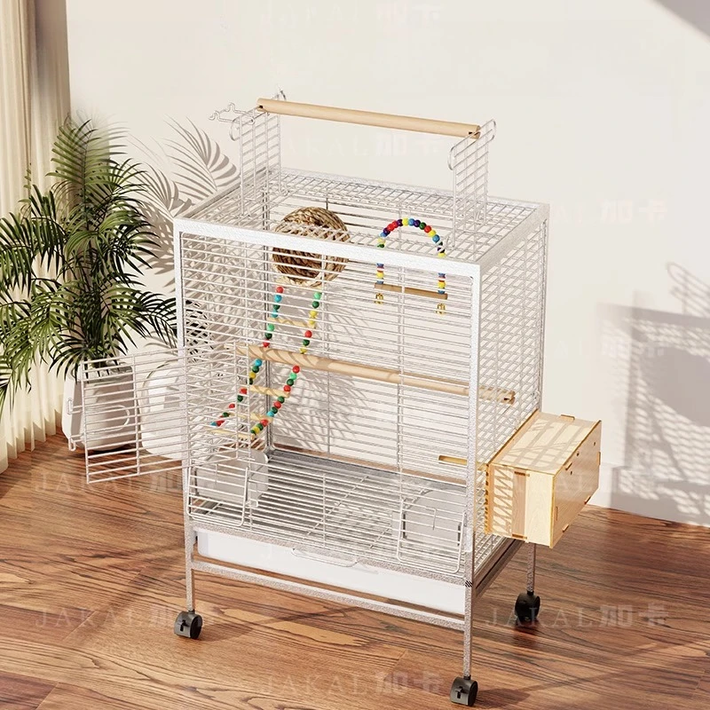 

Large Agaponis Parrot Bird Cage Accessories Aviary Nesting Box Carry Birdcages Supplies Outdoor Birds House Budgie Cage