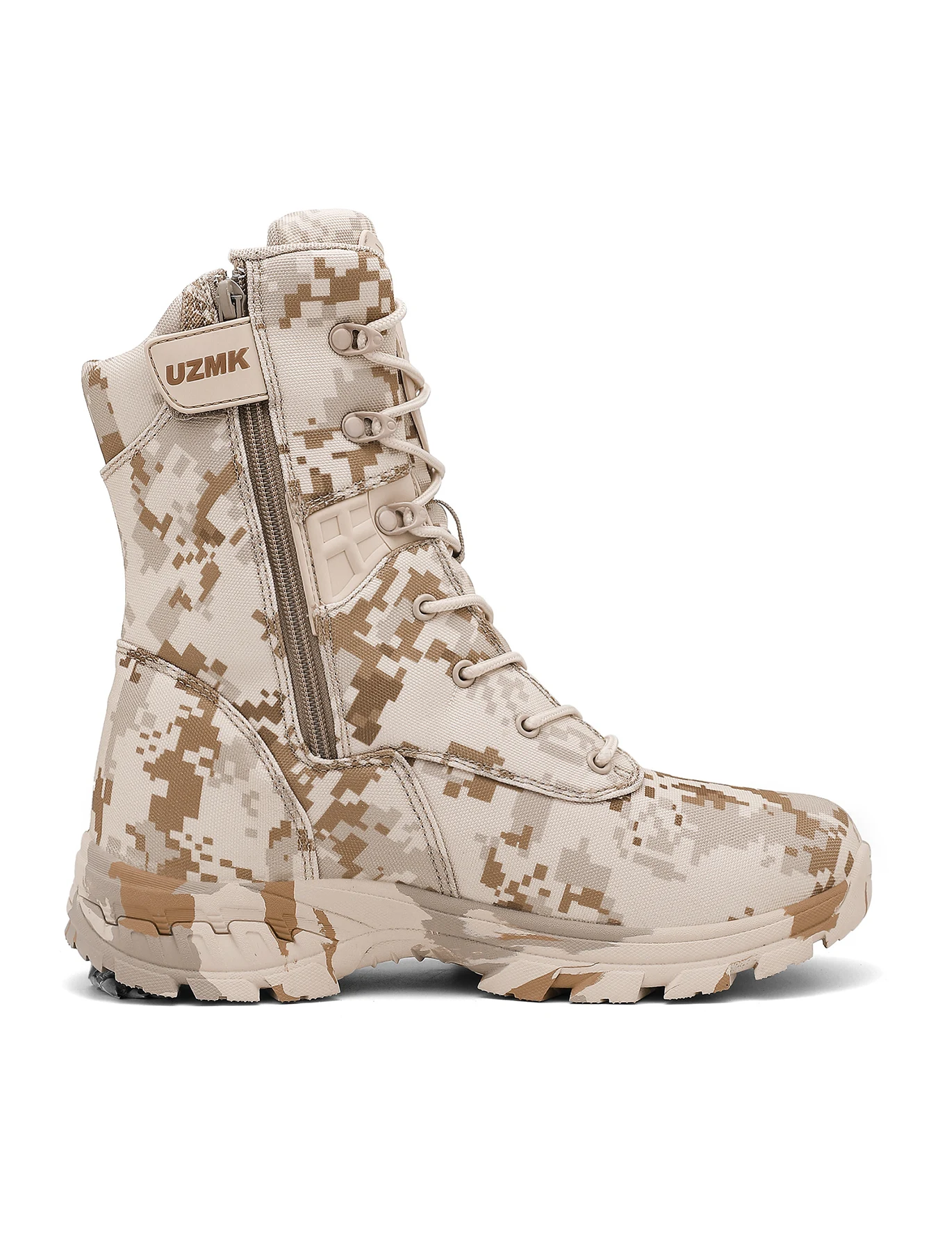 Herren-Tarnstiefel für das Training, Ganzjahres-Antirutsch-Atmungsaktive Outdoor-Feld-Wanderstiefel, Professionelle Taktische Kampfstiefel – Detail 10