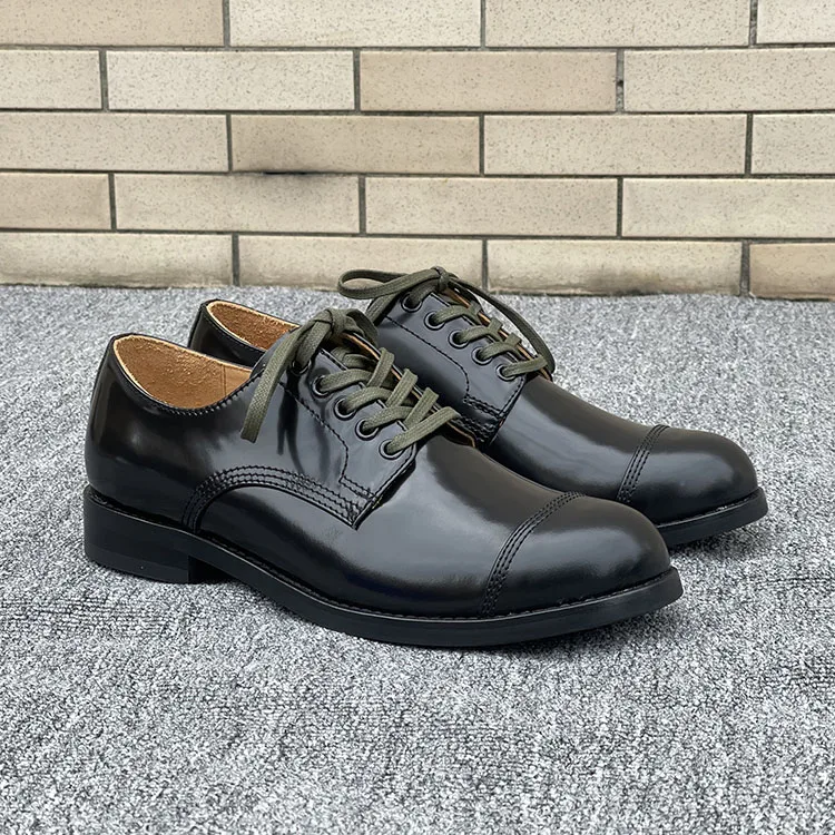 

Удобный низкий верх Leather oes Briti Faion Busin Sle Vintage Military Casual oes Дышащий Office oes