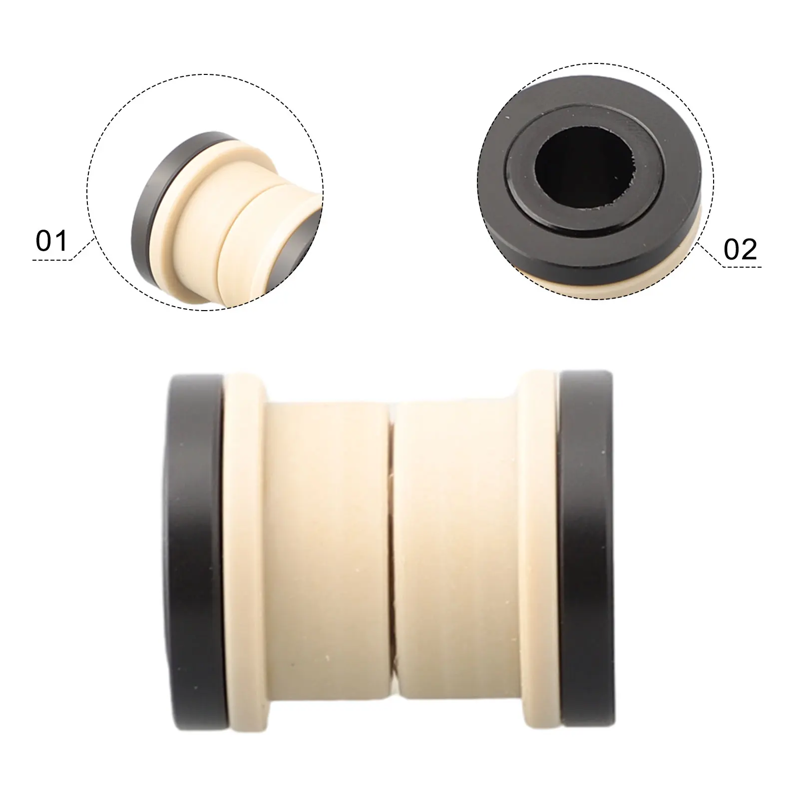 Brand New Indoor Office Bike Bushing DU Bushing Cycling Accessories 22-68mm Aluminum Alloy DH Rear Bile DU Bushing Kit