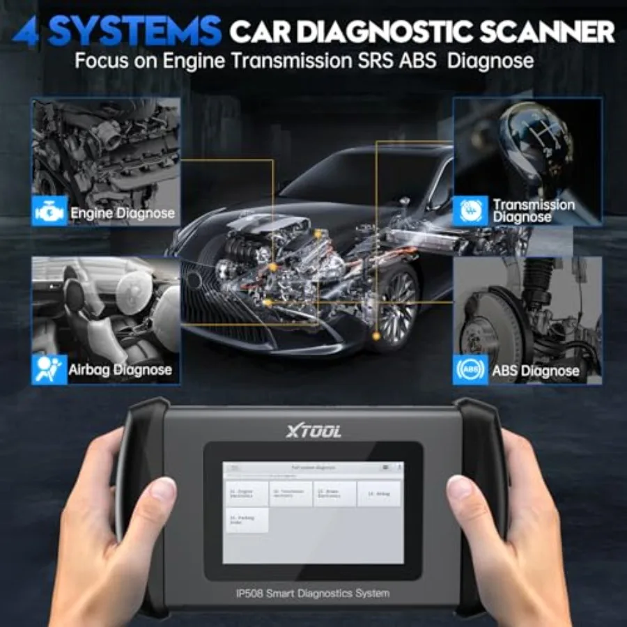 الماسح الضوئي Obd2 IP508 مع 9 خدمات إعادة الضبط بما في ذلك الزيت BMS خنق ABS نزيف حاقن الترميز EPB تشخيص المحرك مدى الحياة F #3